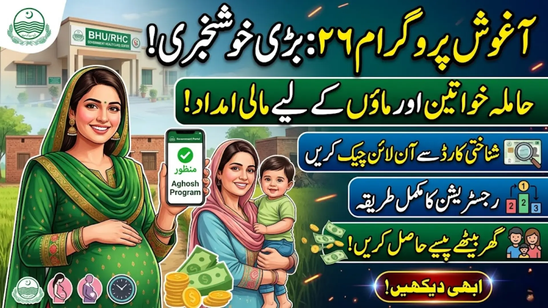 Aghosh Program Online Check Punjab by CNIC Login 2026 Full Details Step By Step
