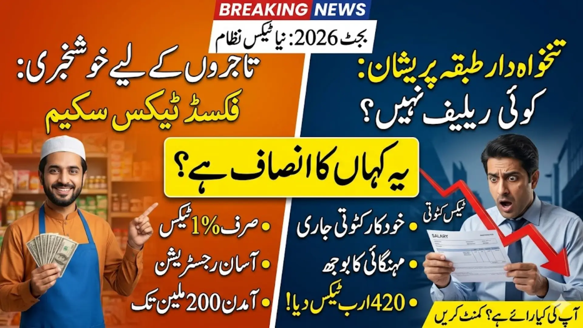 Fixed Tax Scheme Announced But Salaried Class Still Faces Heavy Tax Burden